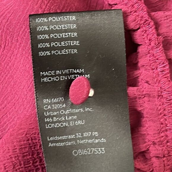 Anthropologie Plum Button Front Blouse size large. FIRM ON PRICE as I love this! - Picture 8 of 8